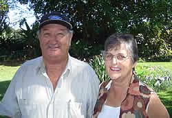 Herman & Marie Nel of Komatipoort South Africa. Herman Nel is a collector of old and vintage motor cars particularly Ford cars. His extensive Old Car Haven Museum houses Lincolns, Fords Jaguars and many old tractors and engines. Herman Nel has a huge collection of scale models of many old motor cars and tractors. 
